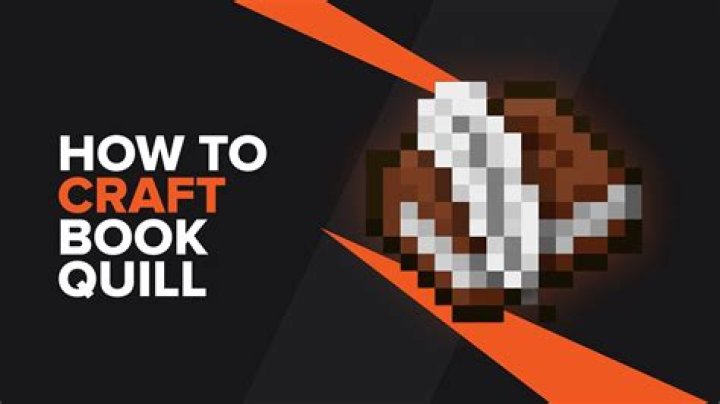 How to make a minecraft book and quill