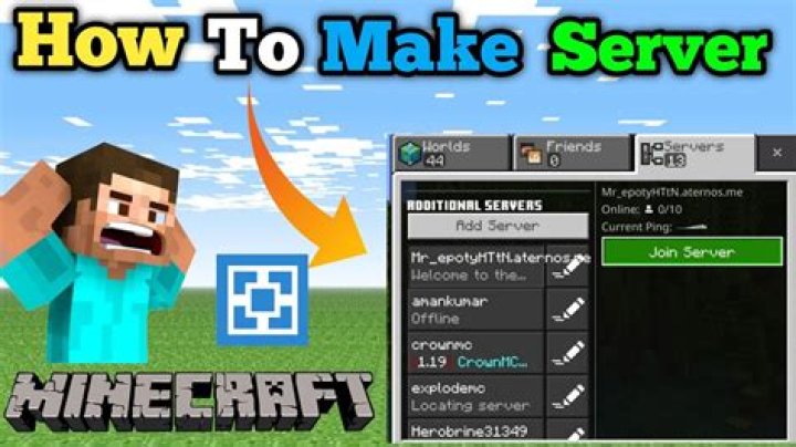How to make a minecraft pe server easy
