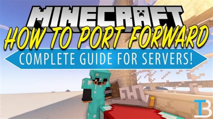 How to make a minecraft server port forward
