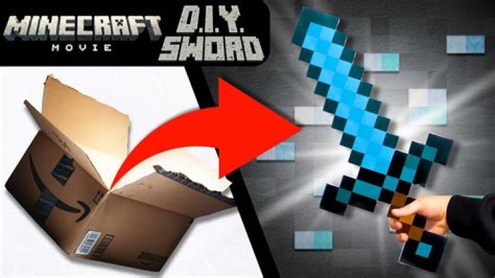 How to make a minecraft sword with paper