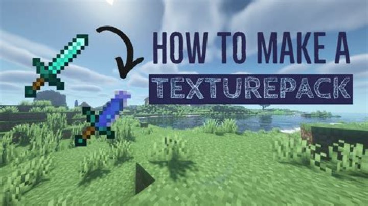 How to make a minecraft texture pack 1.10