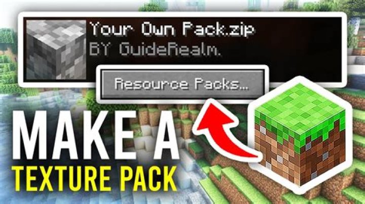 How to make a minecraft texture pack mac