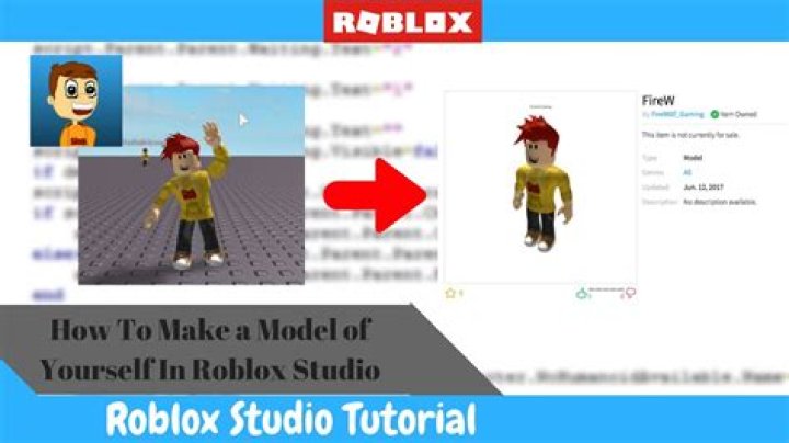 How to make a model of yourself on roblox 2017