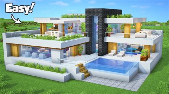 How to make a modern house in minecraft