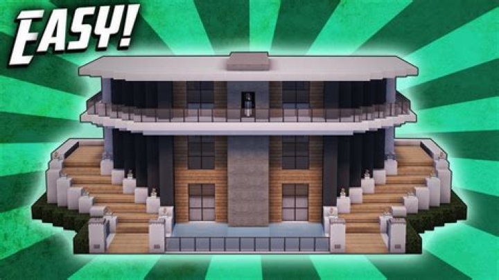 How to make a modern mansion in minecraft