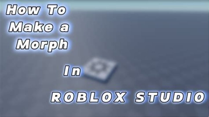 How to make a morph in roblox 2020