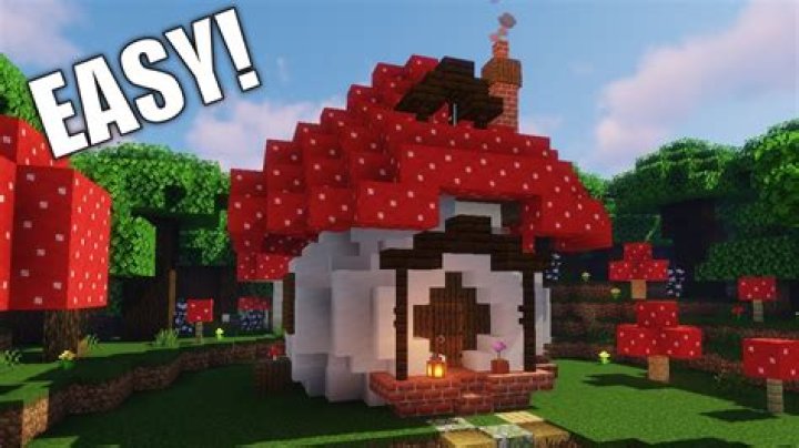 How to make a mushroom house in minecraft