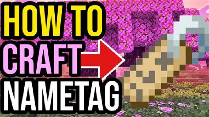 How to make a nametag in minecraft pe