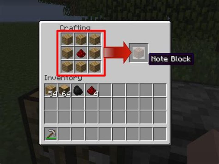 How to make a note block in minecraft
