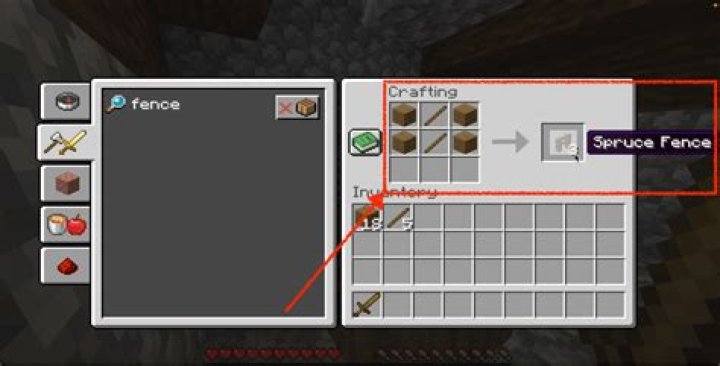 How to make a open fence in minecraft