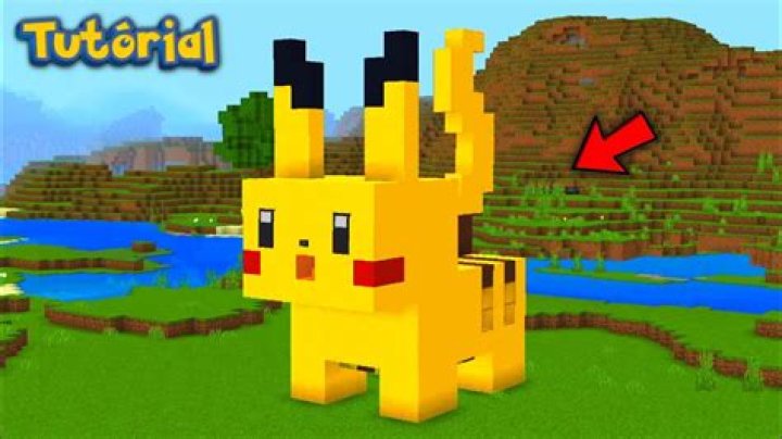How to make a pikachu house in minecraft