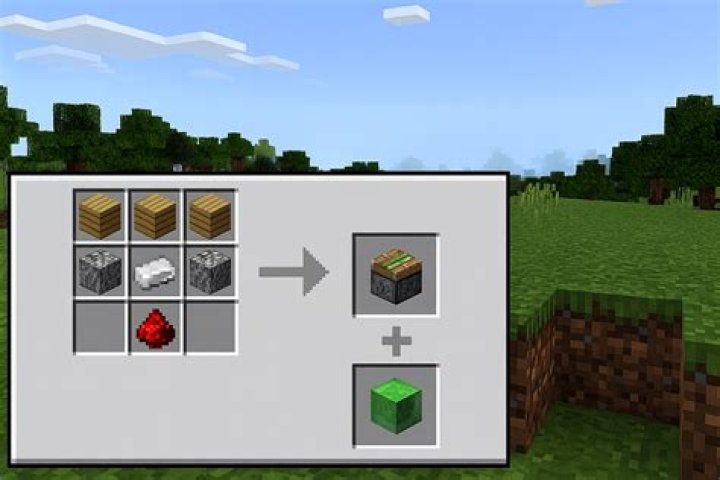 How to make a piston in minecraft pe