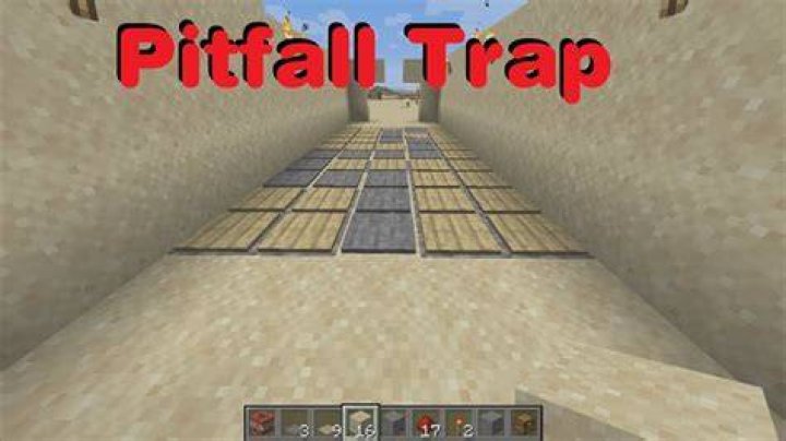 How to make a pit trap in minecraft