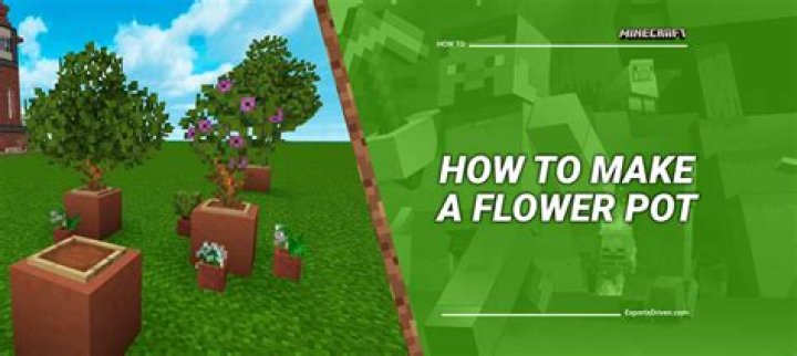 How to make a plant pot in minecraft