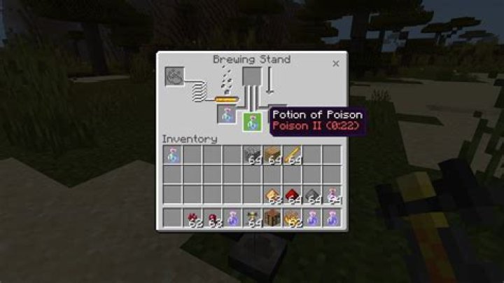 How to make a poison potion in minecraft