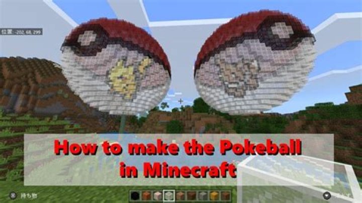 How to make a pokeball in minecraft pixelmon