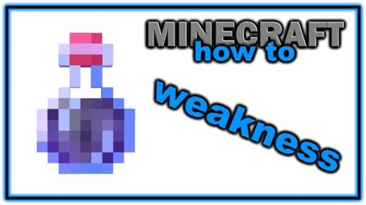How to make a potion of weakness minecraft