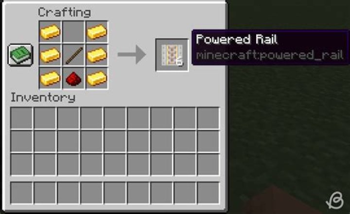 How to make a power rail in minecraft
