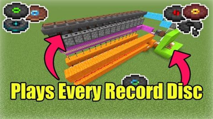 How to make a record player in minecraft