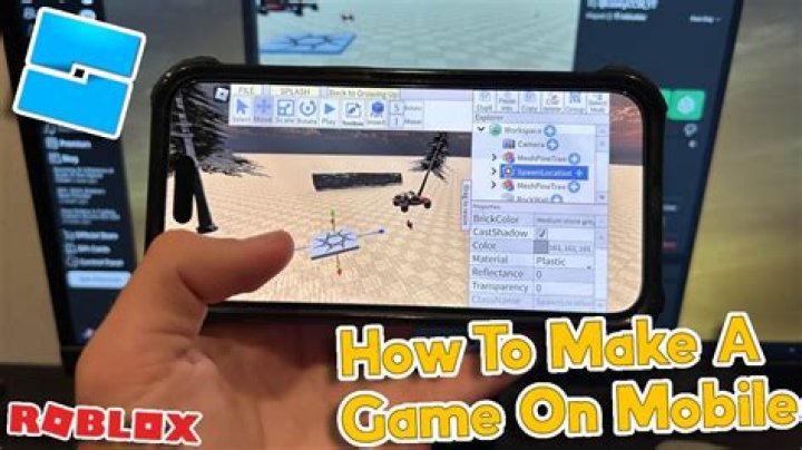 How to make a roblox game on mobile 2020