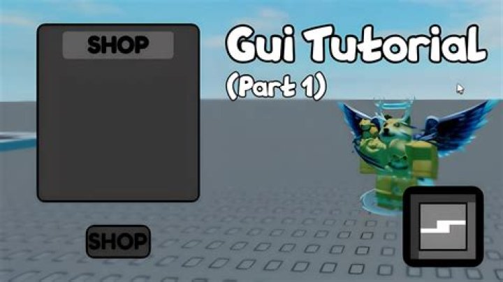 How to make a roblox gui
