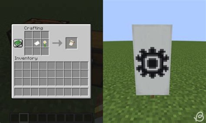 How to make a rose banner in minecraft