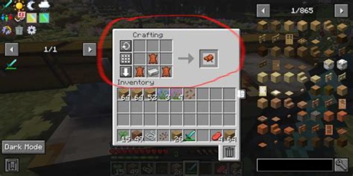 How to make a saddle in minecraft pc
