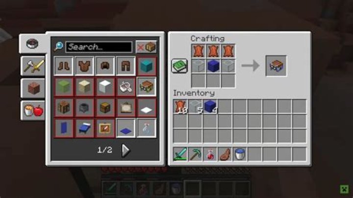 How to make a saddle on minecraft pc