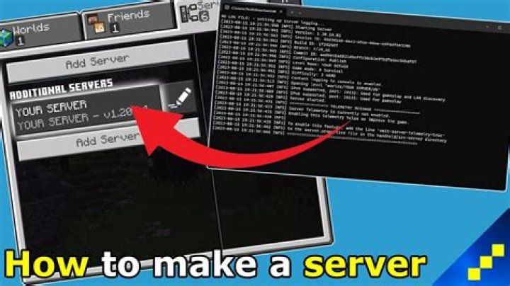 How to make a server on minecraft bedrock