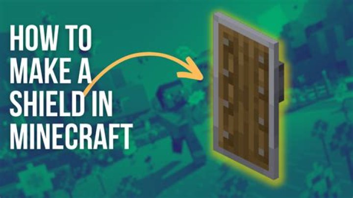How to make a shield on minecraft pc