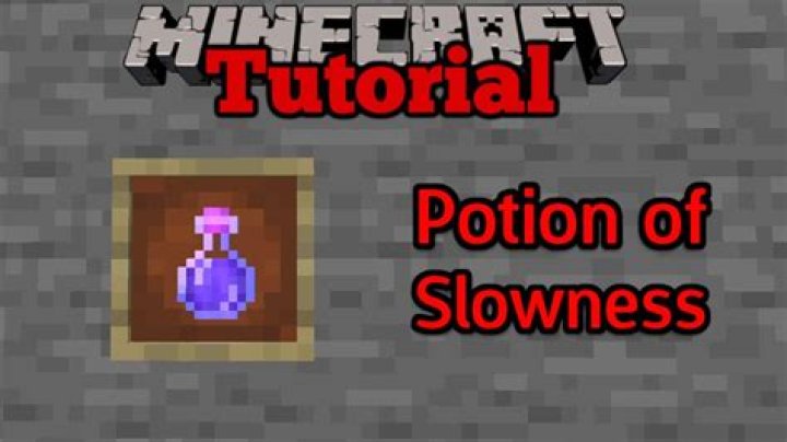 How to make a slowness potion in minecraft