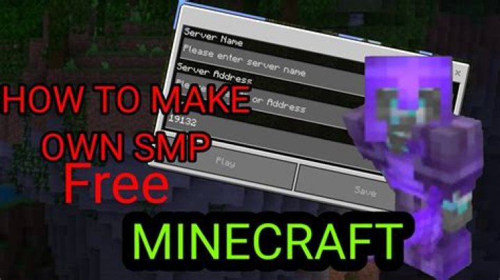 How to make a smp in minecraft bedrock