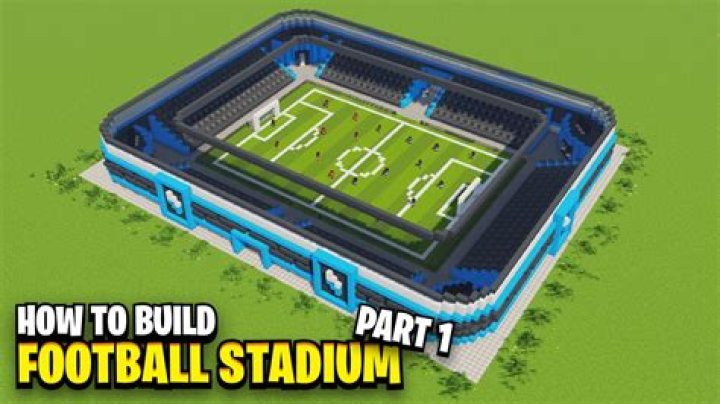 How to make a soccer field in minecraft
