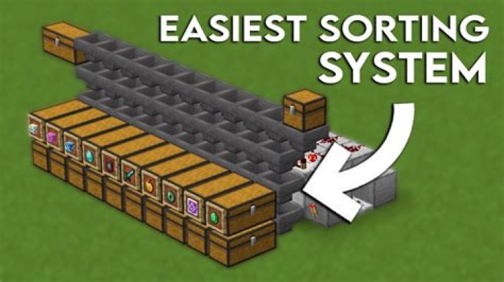 How to make a sorting system in minecraft