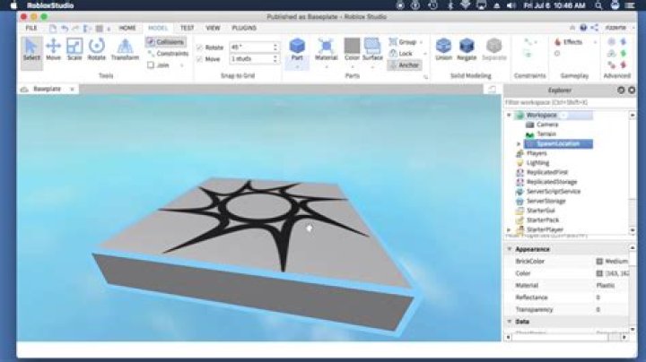 How to make a spawn in roblox studio