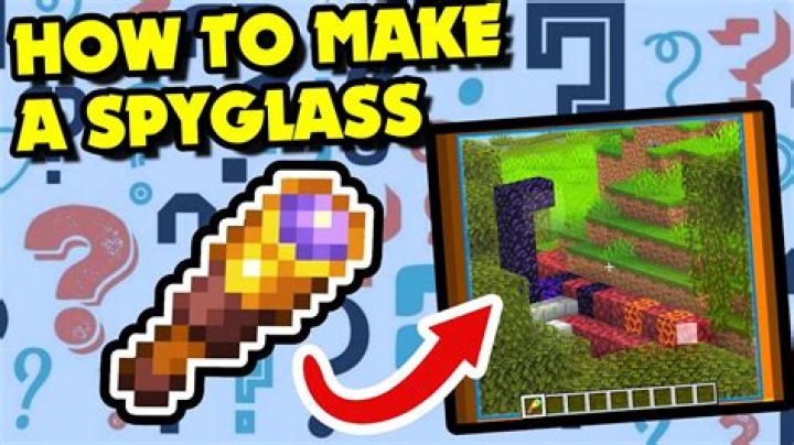 How to make a spyglass in minecraft 1.17