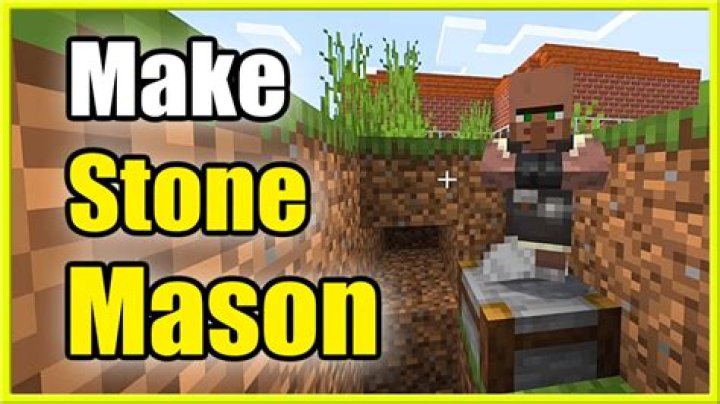 How to make a stone mason in minecraft