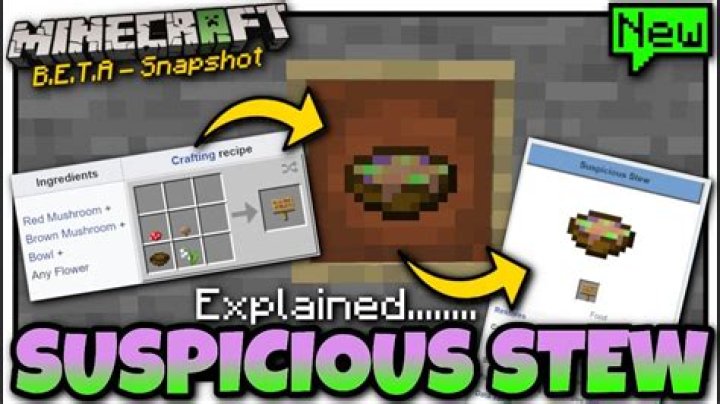How to make a suspicious stew in minecraft