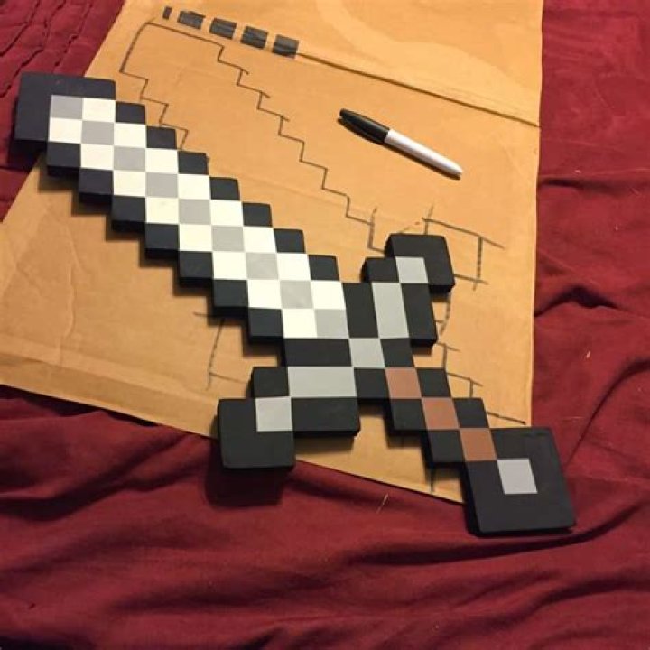 How to make a sword banner in minecraft