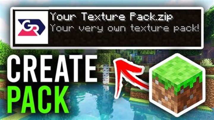 How to make a texture pack in minecraft