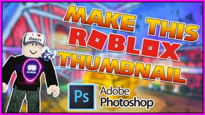 How to make a thumbnail for roblox