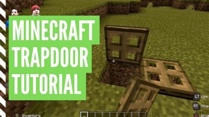 How to make a trapdoor in minecraft pe