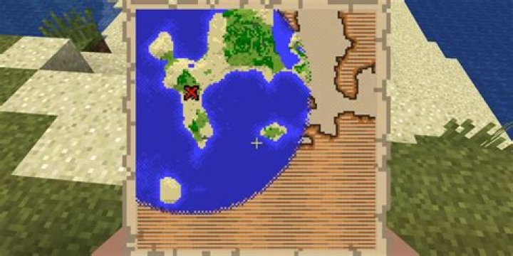 How to make a treasure map in minecraft
