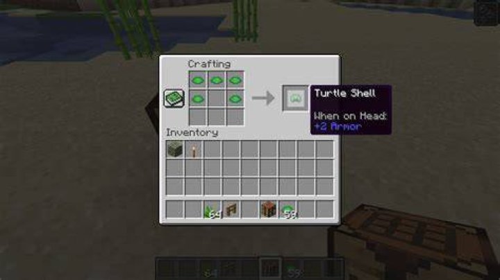 How to make a turtle helmet in minecraft