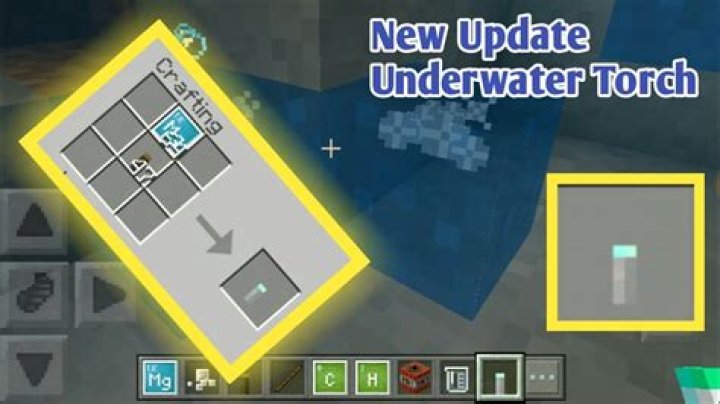 How to make a underwater torch in minecraft