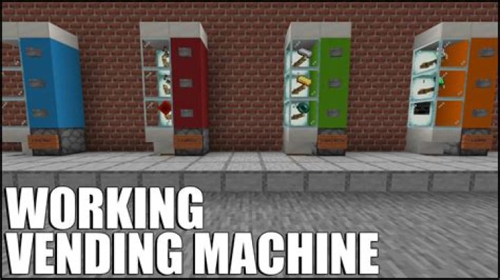How to make a vending machine in minecraft