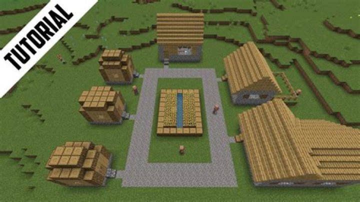 How to make a village in minecraft pe