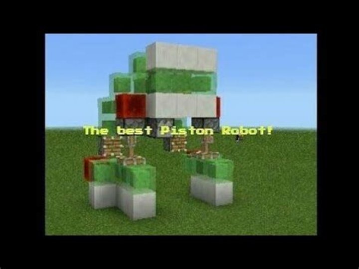 How to make a walking robot in minecraft