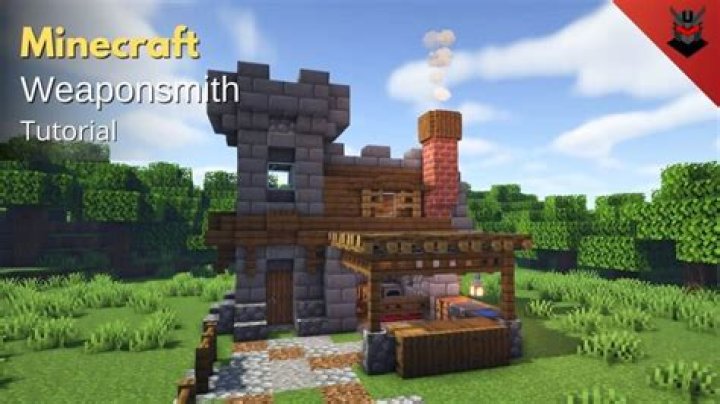 How to make a weaponsmith table in minecraft