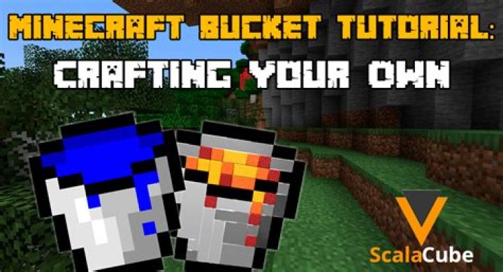 How to make a wood bucket in minecraft